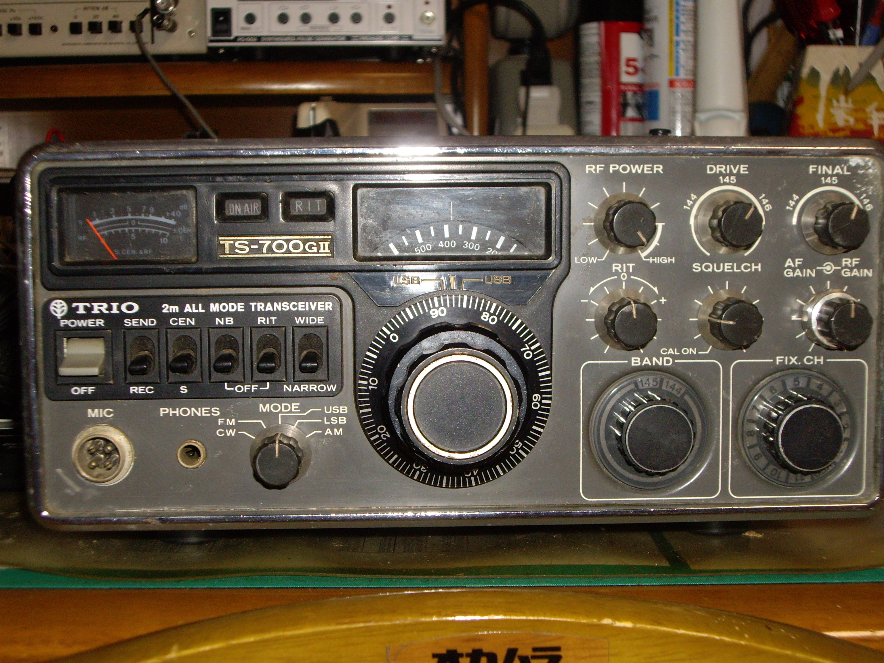 TRIO TS-700GⅡ いわゆるジャンク品 – 70年代で遊ぼう Together dream…